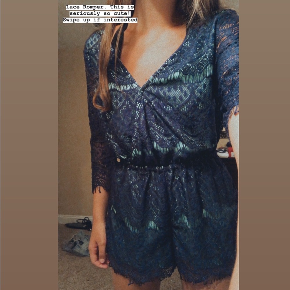 Lace romper